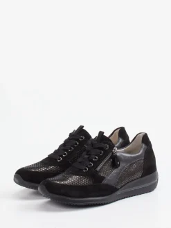 – Komfort-Sneaker aus Veloursleder*Waldläufer New