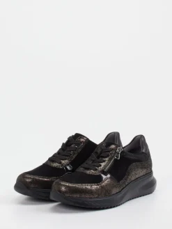 Damen Waldläufer – Komfort-Sneaker aus Veloursleder