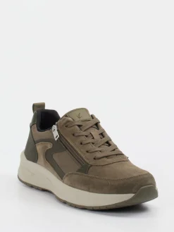 – Komfort-Sneaker aus Nubukleder oliv*Waldläufer Sale