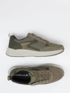 – Komfort-Sneaker aus Nubukleder oliv*Waldläufer Sale