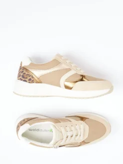 Damen Waldläufer – Komfort-Sneaker aus Velours und Mesh