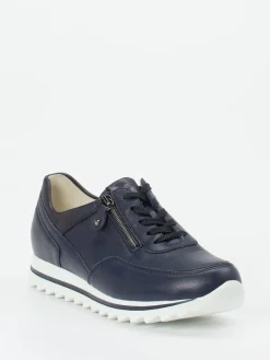 Damen Waldläufer – Komfort-Sneaker aus Kalbleder Dunkel