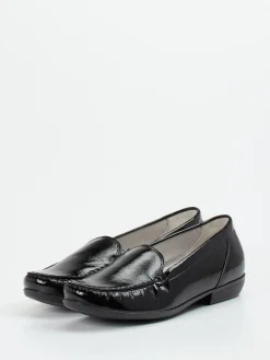 Damen Waldläufer – Loafer aus Lackleder