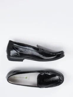 Damen Waldläufer – Loafer aus Lackleder