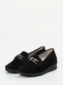 Damen Waldläufer – Loafer aus Veloursleder