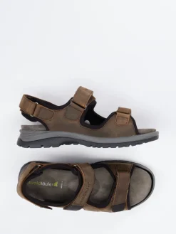 Herren Waldläufer – Outdoorsandale aus Fettleder