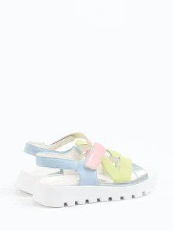 – Plateau-Sandale aus Nubukleder pastellfarben*Waldläufer Clearance