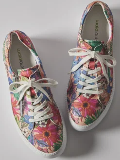 – Plateau-Sneaker aus geprägtem Leder*Waldläufer Clearance