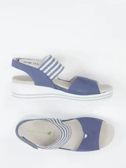 – Sandaletten aus Nubukleder jeans*Waldläufer Hot