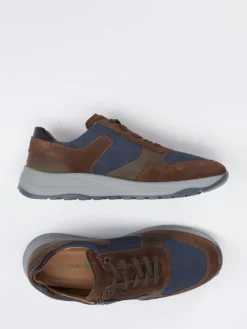 – Schnürschuh aus Veloursleder marineblau*Waldläufer Online