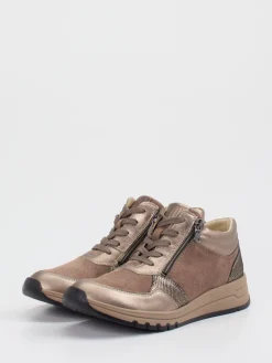 Damen Waldläufer – Schnürschuhe aus Veloursleder