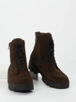 – Schnürstiefelette aus Veloursleder*Waldläufer Sale