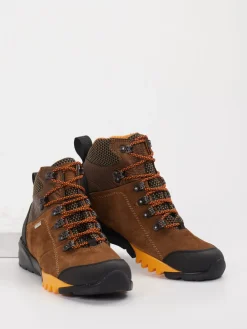 – Schnürstiefelette aus Veloursleder*Waldläufer New