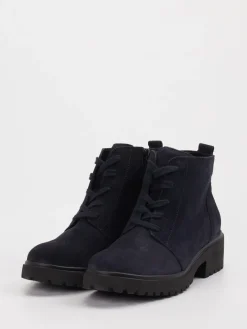 – Schnürstiefeletten aus Veloursleder*Waldläufer Sale