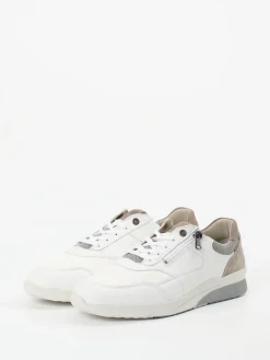 – Sneaker aus Kalbleder in Offwhite*Waldläufer Discount