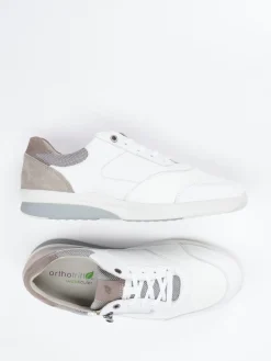 – Sneaker aus Kalbleder in Offwhite*Waldläufer Discount