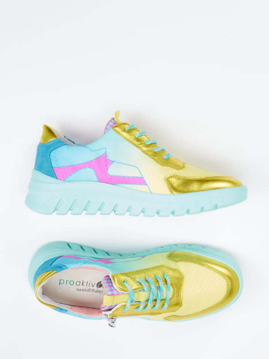 – Sneaker aus Textil in Metallic-color*Waldläufer Online