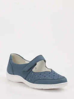 – Spangenpumps aus Leder jeans*Waldläufer Clearance