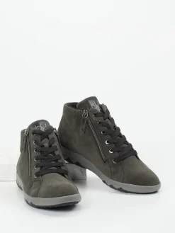 Damen Waldläufer – Stiefelette aus Veloursleder