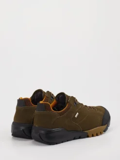 – Wanderschuh aus Leder-Mesh olivgrün*Waldläufer Discount