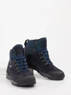 Damen Waldläufer – Wanderschuhe aus Leder-Mesh