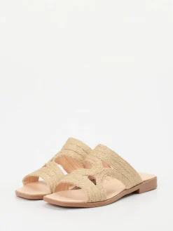 Damen Werner – Pantolette aus Jute in Naturfaser-Optik