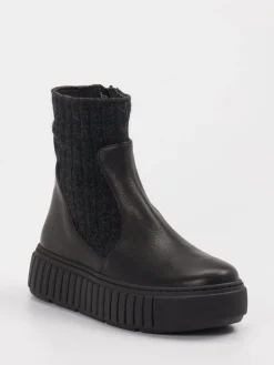 – Plateau-Stiefelette aus Leder*Werner