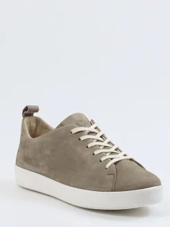 – Sneaker aus Nubukleder in Taupe*Werner Sale