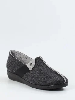 Damen Westland – Filzpantoffeln aus Filz in Anthrazit