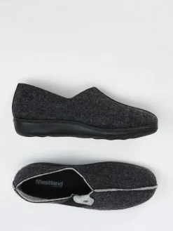 Damen Westland – Filzpantoffeln aus Filz in Anthrazit