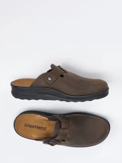 – Hausschuh aus Nubukleder Dunkel*Westland Discount