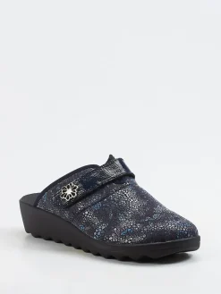 – Hausschuh-Clog aus Textil in Dunkel*Westland Best