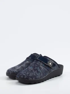 – Hausschuh-Clog aus Textil in Dunkel*Westland Best