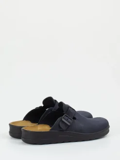 Herren Westland – Hausschuh-Clog aus Nubukleder Dunkel