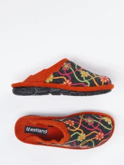 – Pantoffeln aus Filz in Ziegel*Westland New