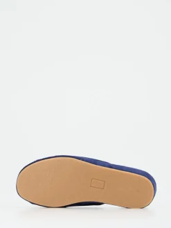 Herren Westland – Pantolette aus Velours dunkel