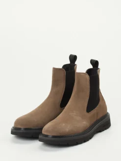 – Chelsea Boots aus Veloursleder taupe*Woolrich Sale