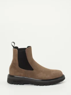 – Chelsea Boots aus Veloursleder taupe*Woolrich Sale