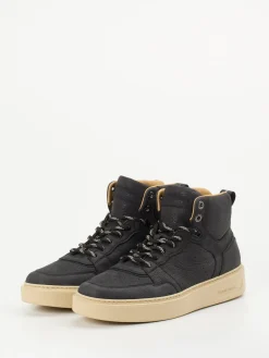 Herren Woolrich – High-Top Sneaker aus Nubukleder