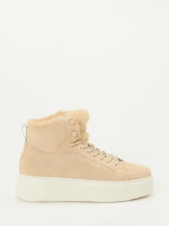 Damen Woolrich – High-Top Sneaker aus Veloursleder