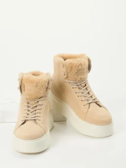 Damen Woolrich – High-Top Sneaker aus Veloursleder