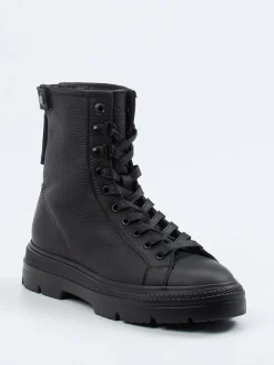 Damen Woolrich – Schnürboots aus Kalbleder