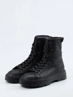 Damen Woolrich – Schnürboots aus Kalbleder