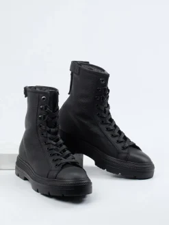 Damen Woolrich – Schnürboots aus Kalbleder