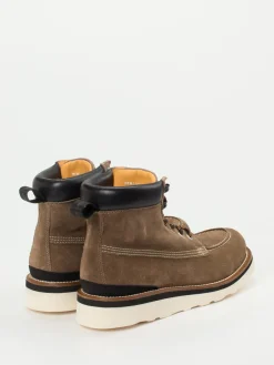 Herren Woolrich – Schnürboots aus Veloursleder sand