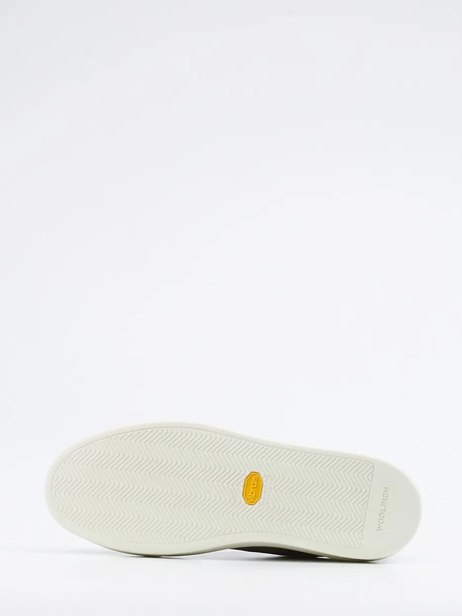 Herren Woolrich – Sneaker aus Nubukleder in Taupe