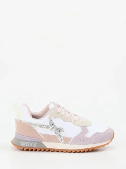 – Retro-Sneaker aus Veloursleder Rosé*W6YZ Discount