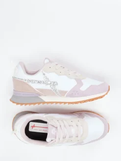 – Retro-Sneaker aus Veloursleder Rosé*W6YZ Discount