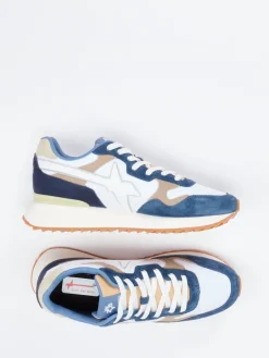 – Sneaker aus Veloursleder weiß-*W6YZ Best