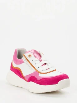 Damen XSENSIBLE – Chunky Sneaker aus Velour/Leder in Pink